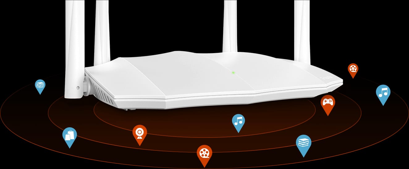 Tenda AC5 V3 AC1200 Wireless Dual Band WiFi Router,